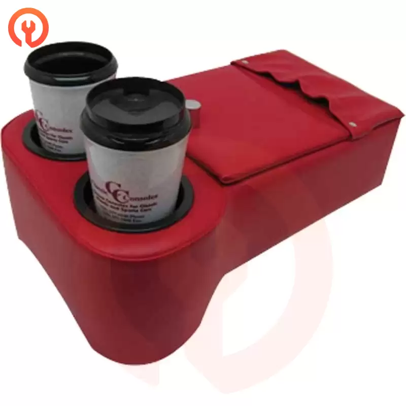  Consoles Universal Fit Low Rider Floor Mount Console - Red 