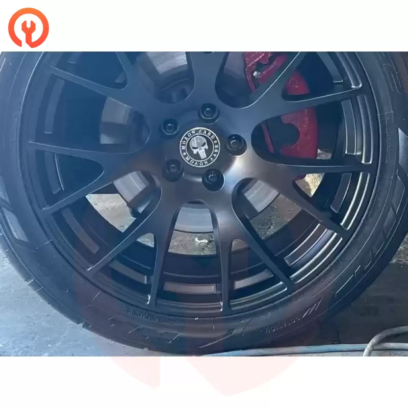 Hellcat Style Matte Black Wheel; 20x9 (06-10 RWD Charger)