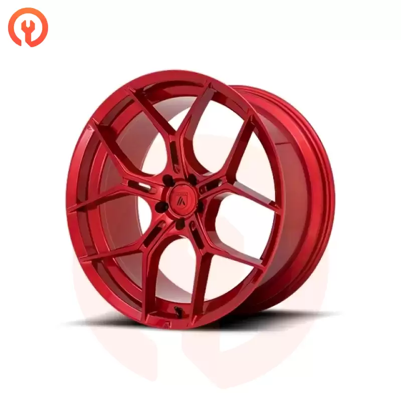 Asanti Monarch Candy Red Wheel; 20x9 (2011-2023 RWD Charger, Excluding Widebody)